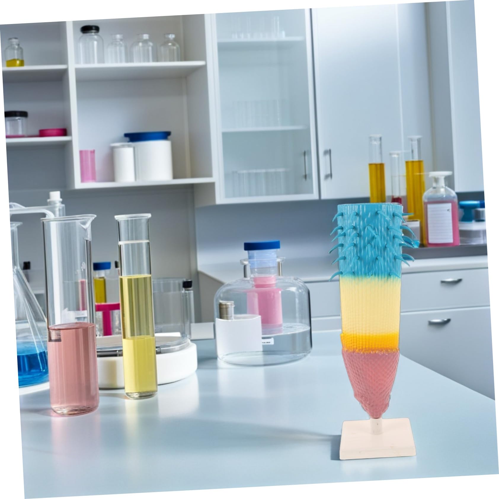 HEMOTON Anatomico Radice Mais per Studio Botanico Strumento Didattico Versatile per Scuole Medie e Superiori Leggero e Portatile per Lezioni Biologia e Laboratori Scientifici