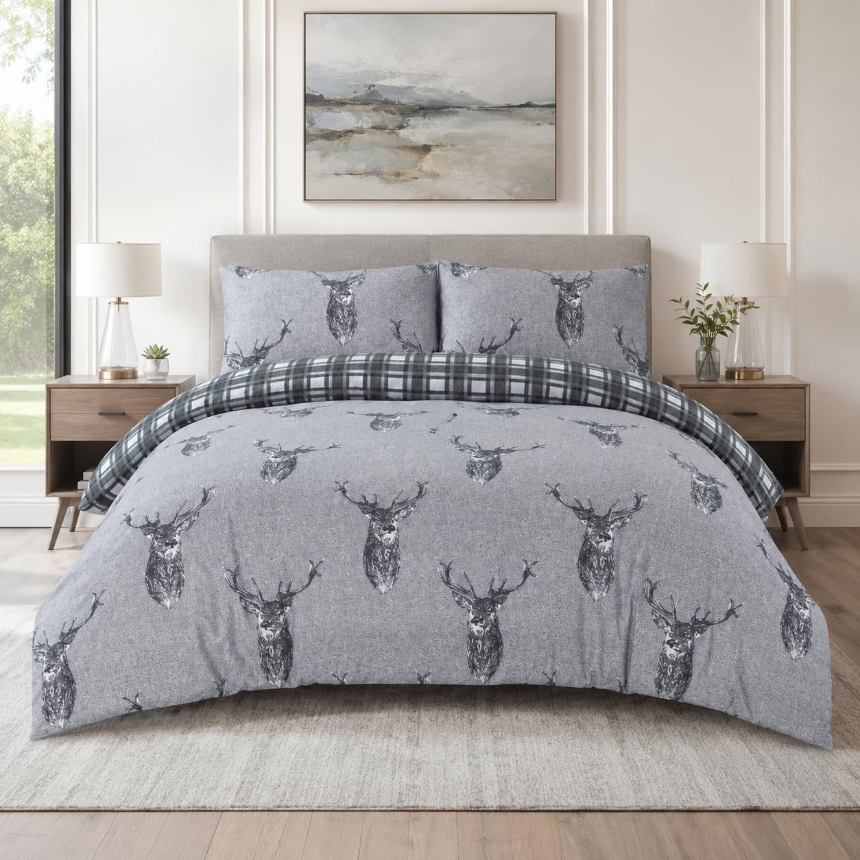 SeventhStitch Luxurious Animal Bedding Super King Duvet Set 100% Brushed Microfibre Duvet Cover Sets 3 Piece Winter Sunmmer All Season Soft Quilt Covers Easy Care, Hypoallergenic, Machine Washable โ image 1