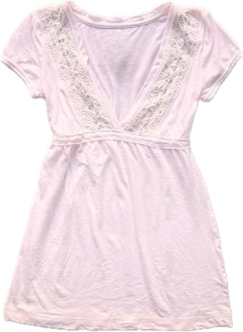 Y2k Fairy Grunge Short Sleeve Peplum Blouses Lace Babydoll Coquette Tops Women Teen Girls Cottagecore Clothes