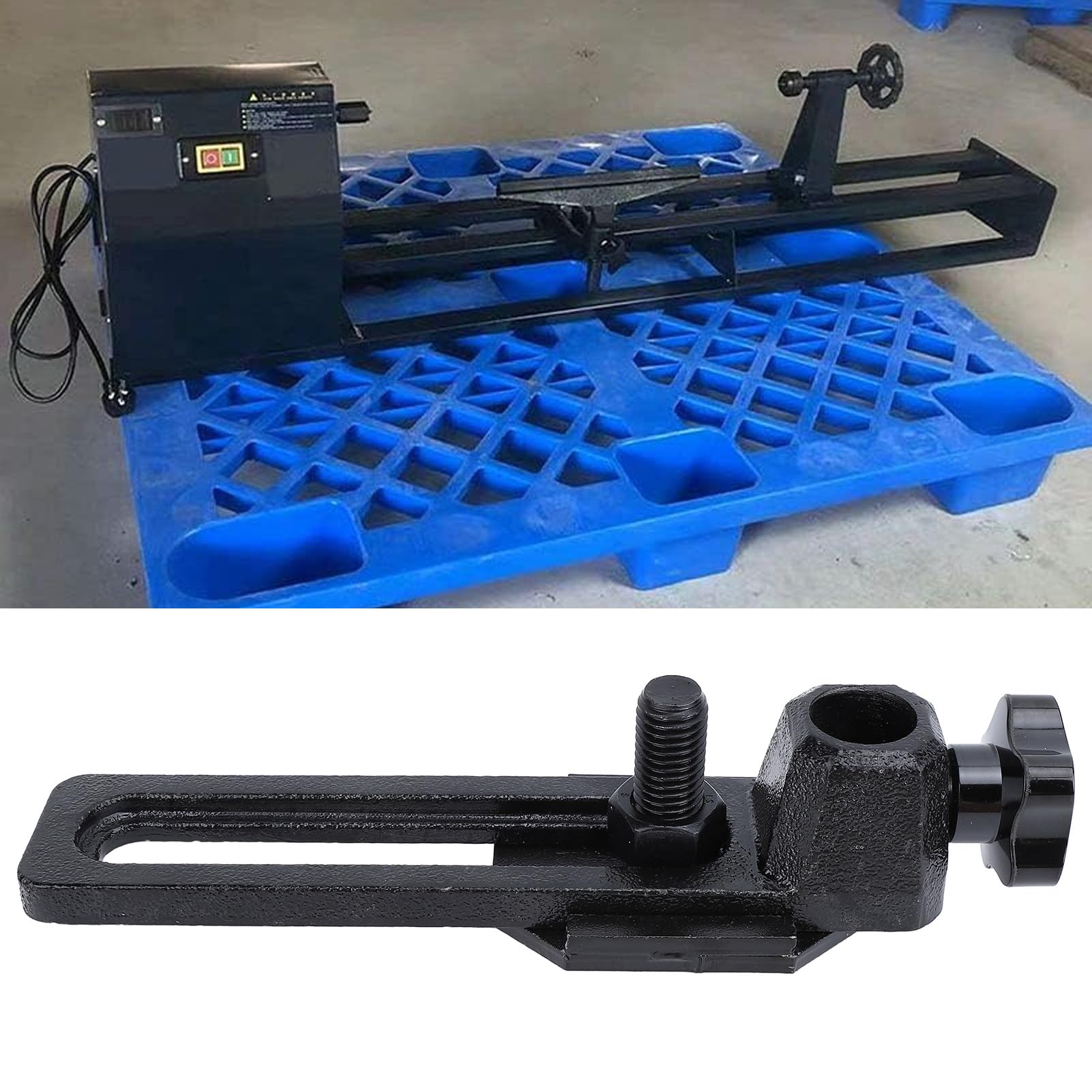 [Diámetro del Orificio de 25 mm] Base de Soporte de Herramienta de Torno de Acero de Aleación Resistente, Larga Duración, Funcionamiento Suave para Poste de Soporte de