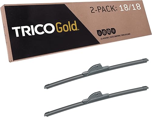 Miniatura 44 de TRICO Diamond 20" + 18" Limpiaparabrisas de repuesto premium para automóvil (juego de 2), limpiaparabrisas de haz para todas las estaciones para