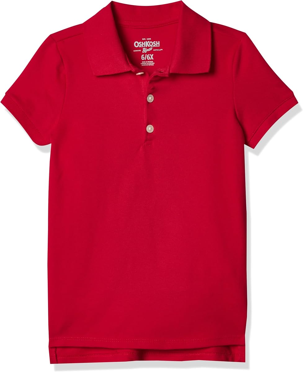 OshKosh B'Gosh Polo uniforme de manga corta para niña
