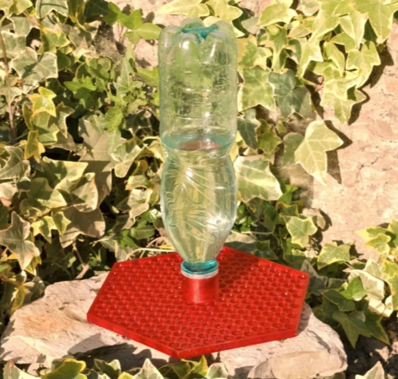 Bee Feeder for Plastic Water Bottles | Bee Insect Waterer | Gift for Beekeeper | Automatic Feeder Dish | Water Bottle Auto Water Dispenser image 4