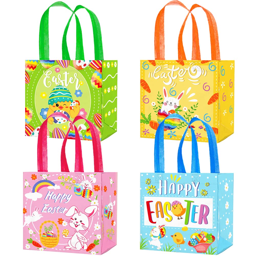 Sacchetti pasquali per bambini - 6 pezzi per raccogliere le uova, mix