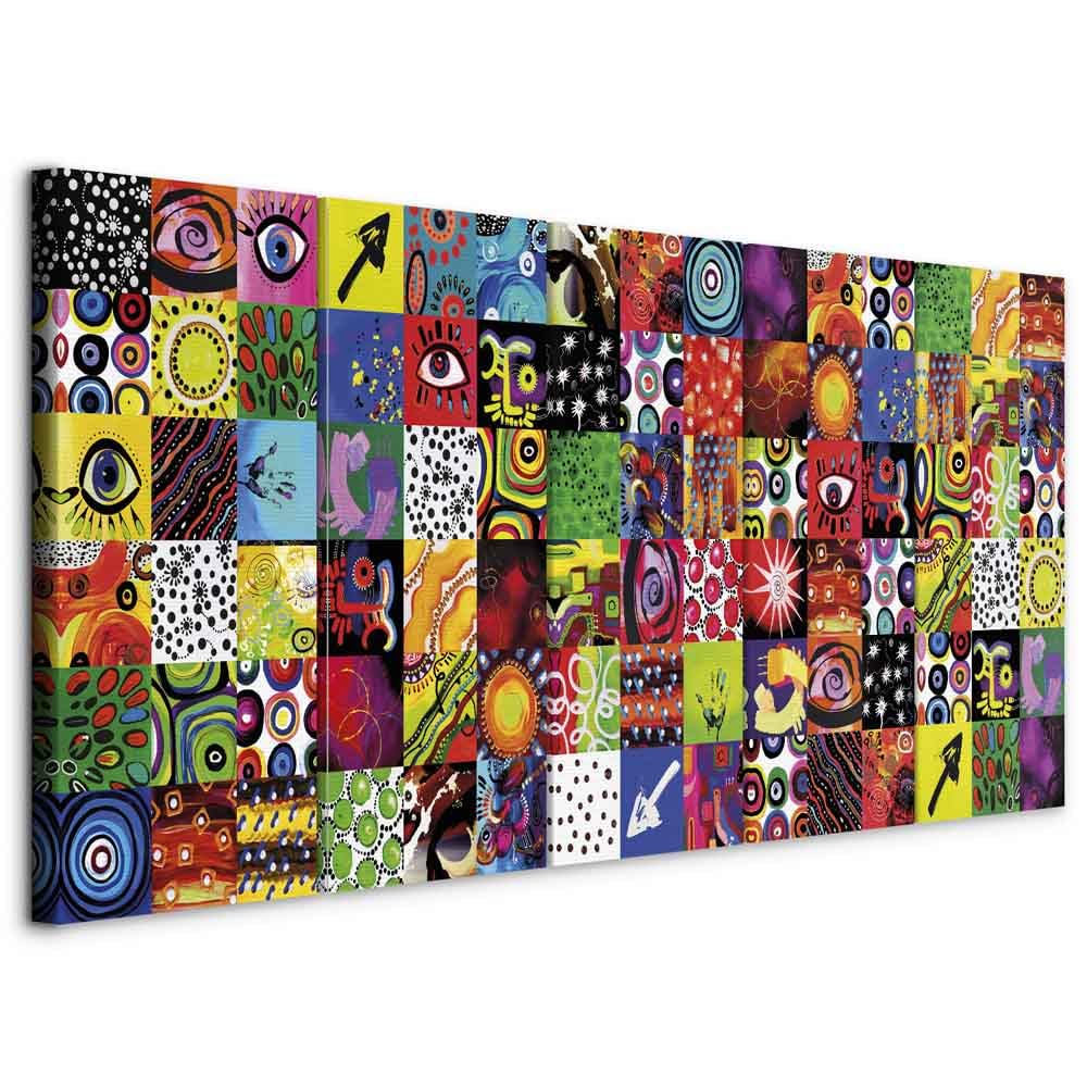 murando - Grand Tableau Décoration Murale Chambre, Abstrait, 200x80 cm