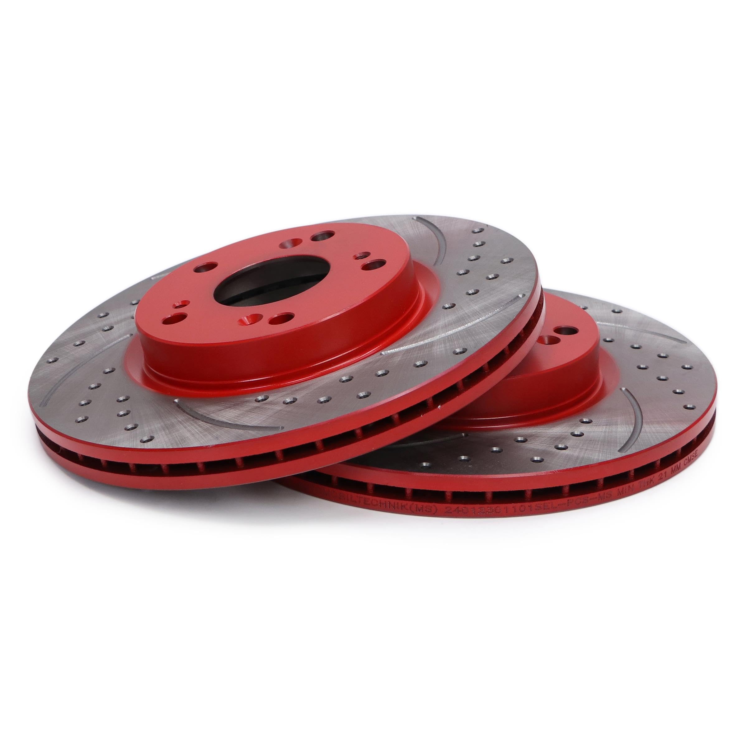 Master-Sport 24012301101SE-SET-MS 2x Disques de frein avant compatibles avec la HONDA CIVIC IX A trois volumes, CIVIC VIII