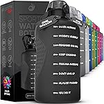YOU GOT THIS LIVING Motivational Water Bottle with Straw & Handle,One Gallon Water Bottle 128 oz/3.8L,Reusable Water Jug, Achieve All-Day Hydration SpillProof, BPA FREE