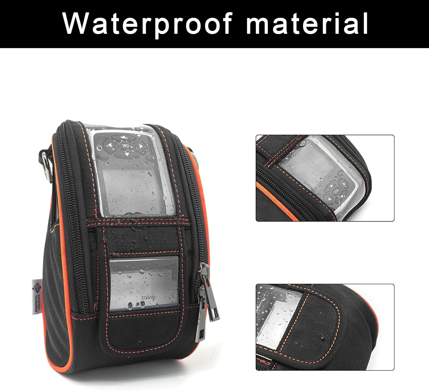 Soft Carrying Case for Zebra ZQ610 QLN220 ZR628 Mobile Thermal Printer - 2024 Upgrade Case Holster with Shoulder Strap and Belt Clip Compatible with Zebra ZQ610 QLN220 ZR628 Portable Carry Accessories
