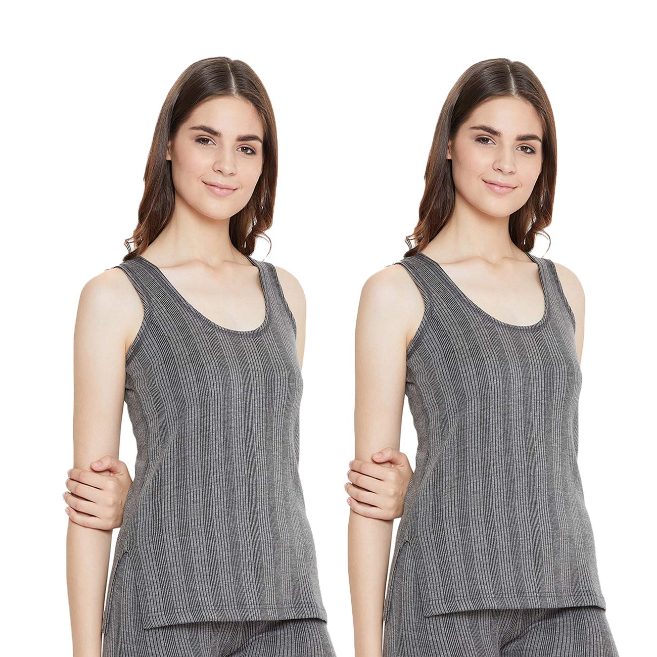 zimfit Women's Cotton Winter wear Sleeveless Thermal Slip Top (Pack of 2)-picture-16