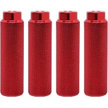 Bike Pegs for 3/8 inch Axles, Aluminum Alloy Anti-Skid Bicycle Pegs, BMX Pegs for Mountain Bike Cycling Rear Stunt Pegs