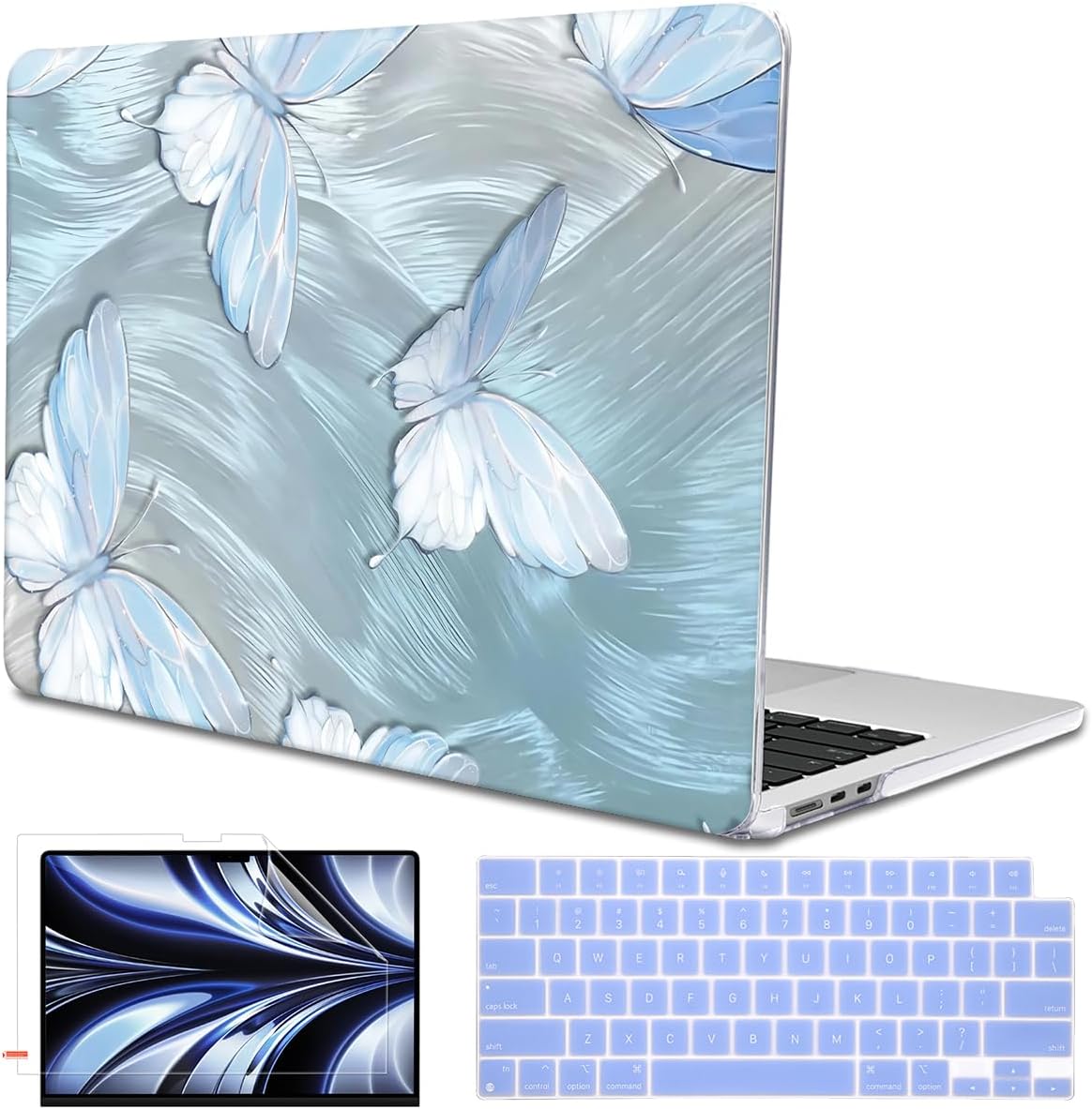for MacBook Air 13 inch Case M5 M4 M3 M2 Chip 2026 2025-2022 Release A3449 A3240 A3113 A2681, Scratch Resistant Hard Shell Protective Laptop Cover for Mabook Air 13.6 M5 2026, Constellation