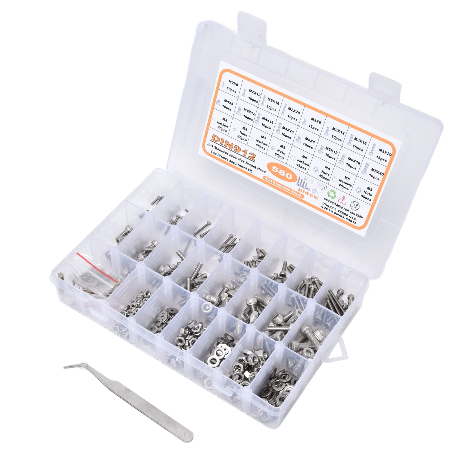 Ej.Life 48-teiliges Schraubenausdreher-Set, Robustes Schraubenausdreher Set Einfaches Ausziehset Fur Gebrochene Muttern Abisolierte Schrauben Mit Tragbarem Koffer 85321560