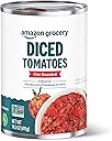 Amazon Grocery, Canned Fire Roasted Diced Tomatoes, 14.5 Oz
