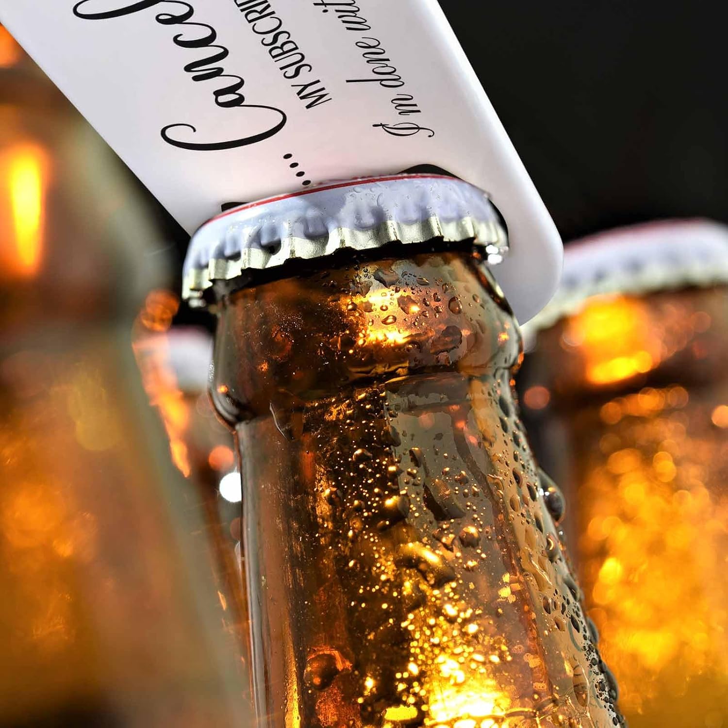 Saying Stainless Steel Bottle Opener Cancel My Subscription I'm Done with Your Issues Flat Beer Bottle Opener Keychain for Home Kitchen Bar Restaurant Party Birthday Gift image 4