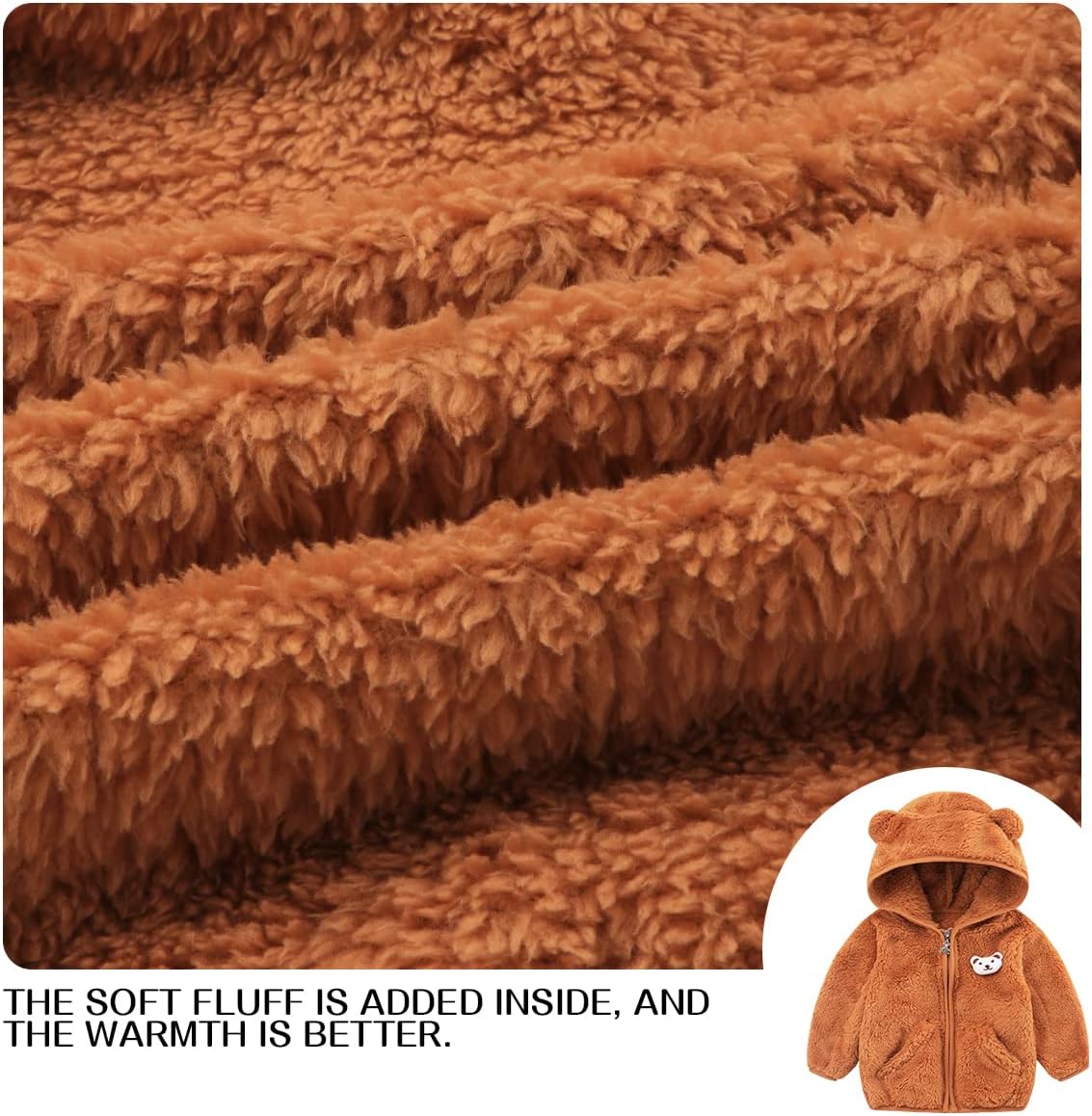 Baby Boy Fleece Jacket Girl Winer Clothes Coat Toddler Boy'S Clothing Sweater - Image 6