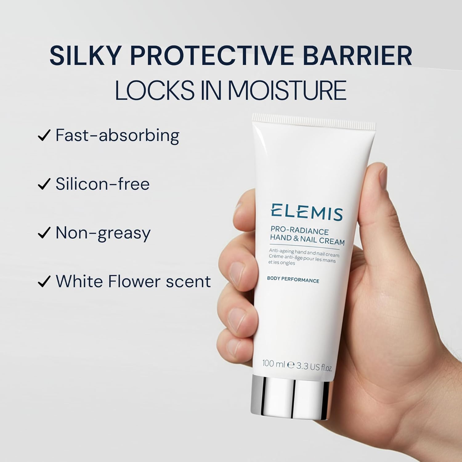 ELEMIS Pro-Radiance Anti-Aging Hand and Nail Cream, 3.3 Fl Oz - Image 2