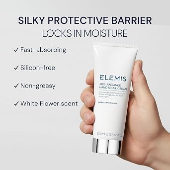 ELEMIS Pro-Radiance Anti-Aging Hand and Nail Cream, 3.3 Fl Oz