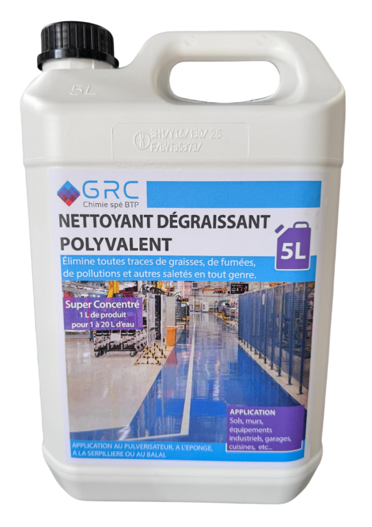 GRC – Limpiador desengrasante multiusos superconcentrado – 5 l