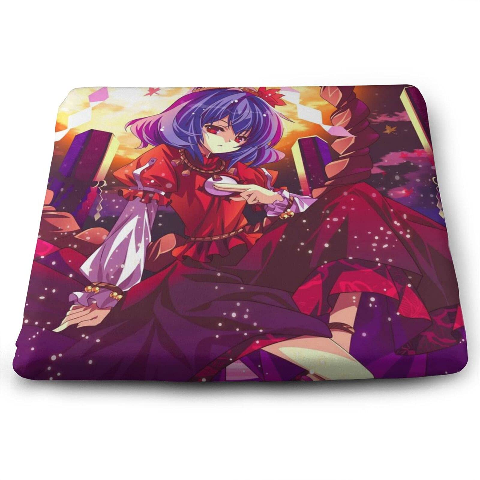 Amazon Co Jp 東方プロジェクト 8 座布団 低反発 クッション ウレタン 人気 抗菌 防臭 通気性 柔らかく快適 無重力 お手入れ簡単 四季通用 チェアパッド 座面クッション ホーム キッチン