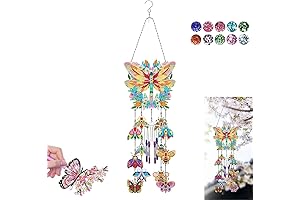 Mesmerizing Diamond Art Wind Chimes: Unleash a Symphony of Color and Creativity