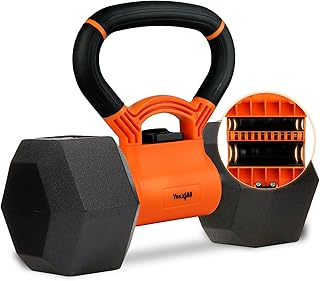 Yes4All Kettlebells Grip/Weights Kettlebell Dumbbell Converter - Convert Dumbbells to Barbell Weight Set For Home Gym Price In India