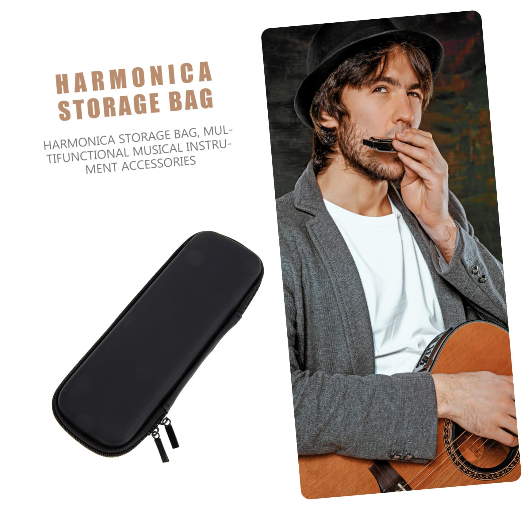 ibasenice 2 Stuks Harmonicahouders Eva Schokbestendige Opbergkoffer Lichtgewicht Harmonicatas Harmonicacontainer ibasenice 2 Stuks Harmonicahouders Eva Schokbestendige Opbergkoffer Lichtgewicht Harmonicatas Harmonicacontainer
