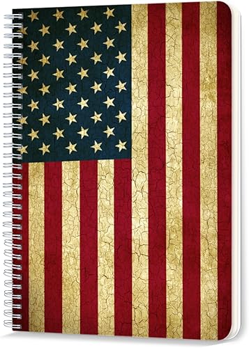 Miniatura 12 de Cuaderno rayado en espiral, 100 páginas, 5.71 x 8.26 pulgadas, cuaderno de espiral de doble alambre con rayas universitarias para estudio y notas,