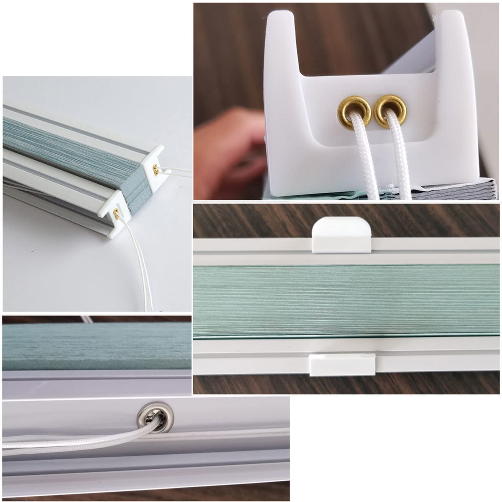 Tenda Oscurante Retrattile,Tende Pieghevoli a Nido d'Ape dall'alto Verso Il Basso,Parasole Senza Fili di filtraggio della Luce,per Home Kitchen Camera da Letto Ufficio,A-30x120cm/11.8 * 47.2in