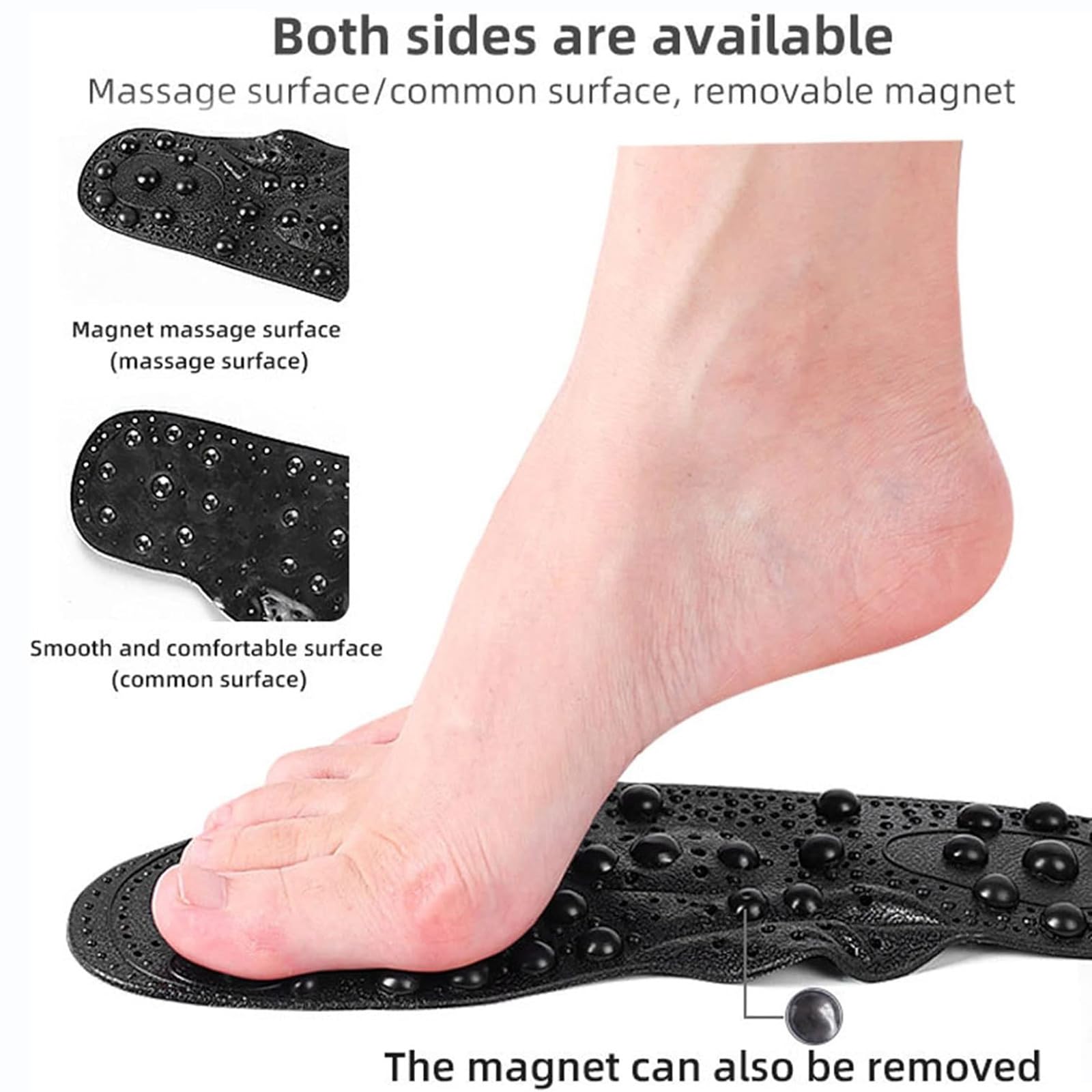 Plantillas adelgazantes, Plantillas de acupresión, Plantillas magnéticas de acupresión, Plantillas magnéticas para Mujeres y Hombres, Plantillas de Masaje ortopédico,L, 2 Pairs