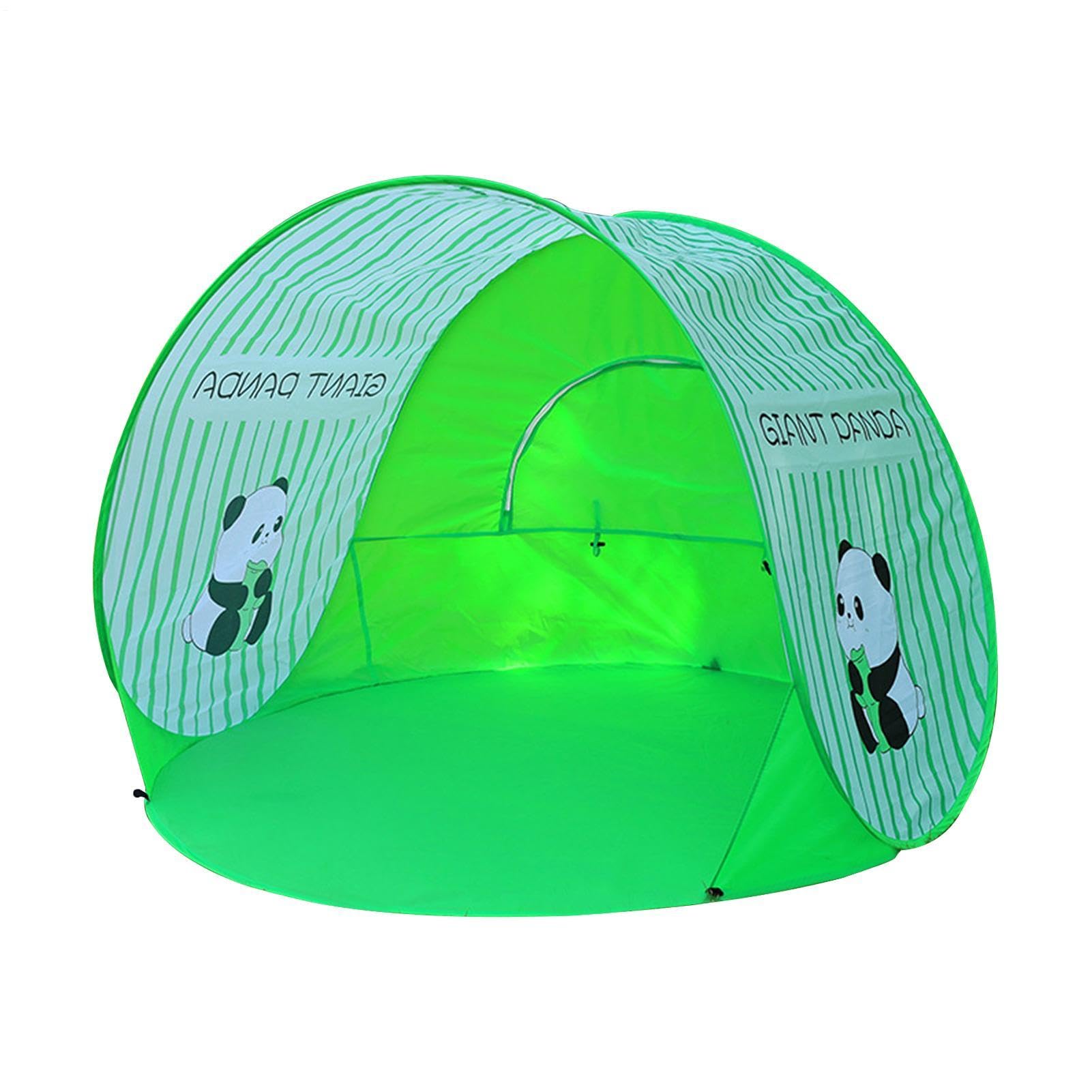 Generisch Beach Tent Sun Shelter Einfacher Aufbau Tragbarer Sonnenschutz | Strandüberdachung als Sonnensegel für Camping, Outdoor, Picknick, Pool, Reisen, Sport und Hund