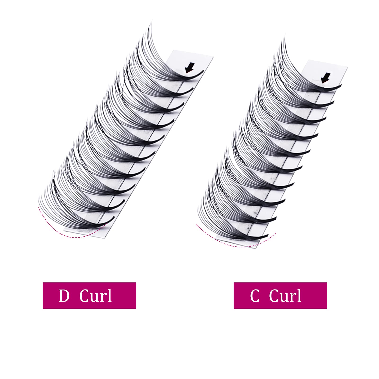 Volumen Ruso 10D 0.07mm C Curl 15mm Prefabricados Extensiones de Pestañas Volume Lashes Extension Ruso Pestañas — view 31