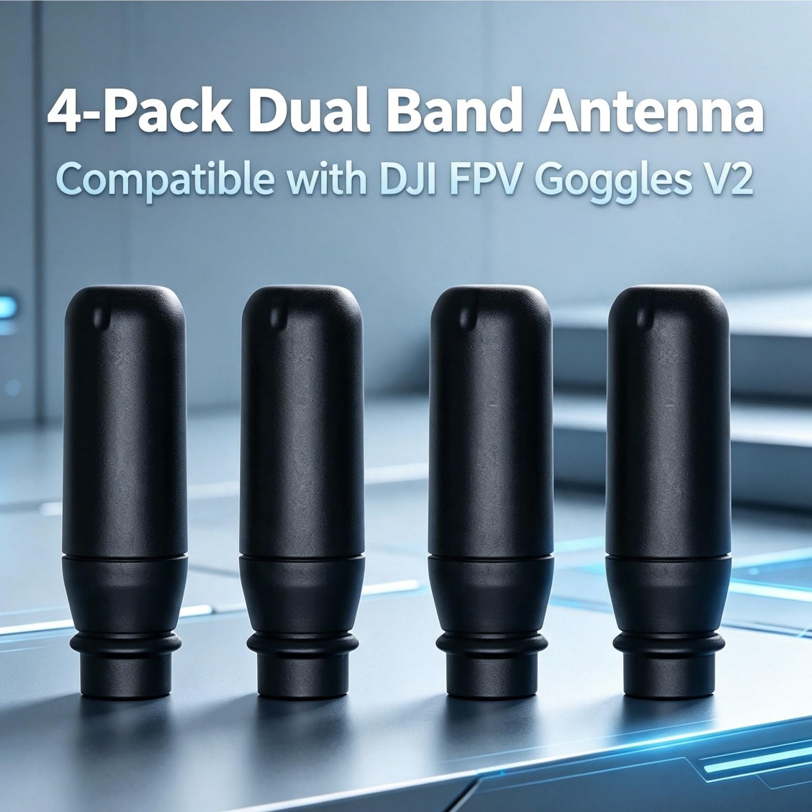 4er-Pack Dualband-Antenne, kompatibel mit DJI FPV Goggles V2, Ersatz-Drohnenteil for Kamerasender