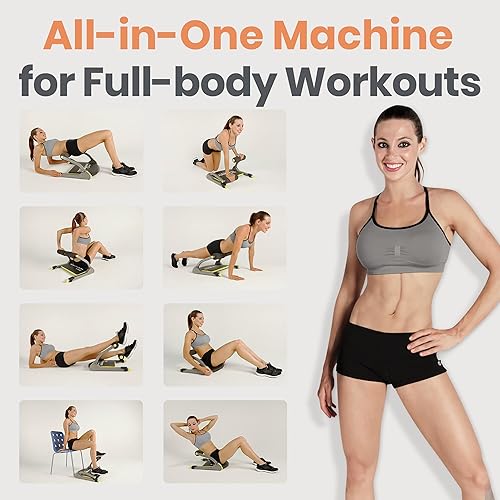 Vista 5 de Wonder Core Smart, Ab Machine, Ab Workout Equipment, Sit Up Machine & Exercise Equipment, Ab Crunch Machine for Stomach Workout, Ab Core Trainer