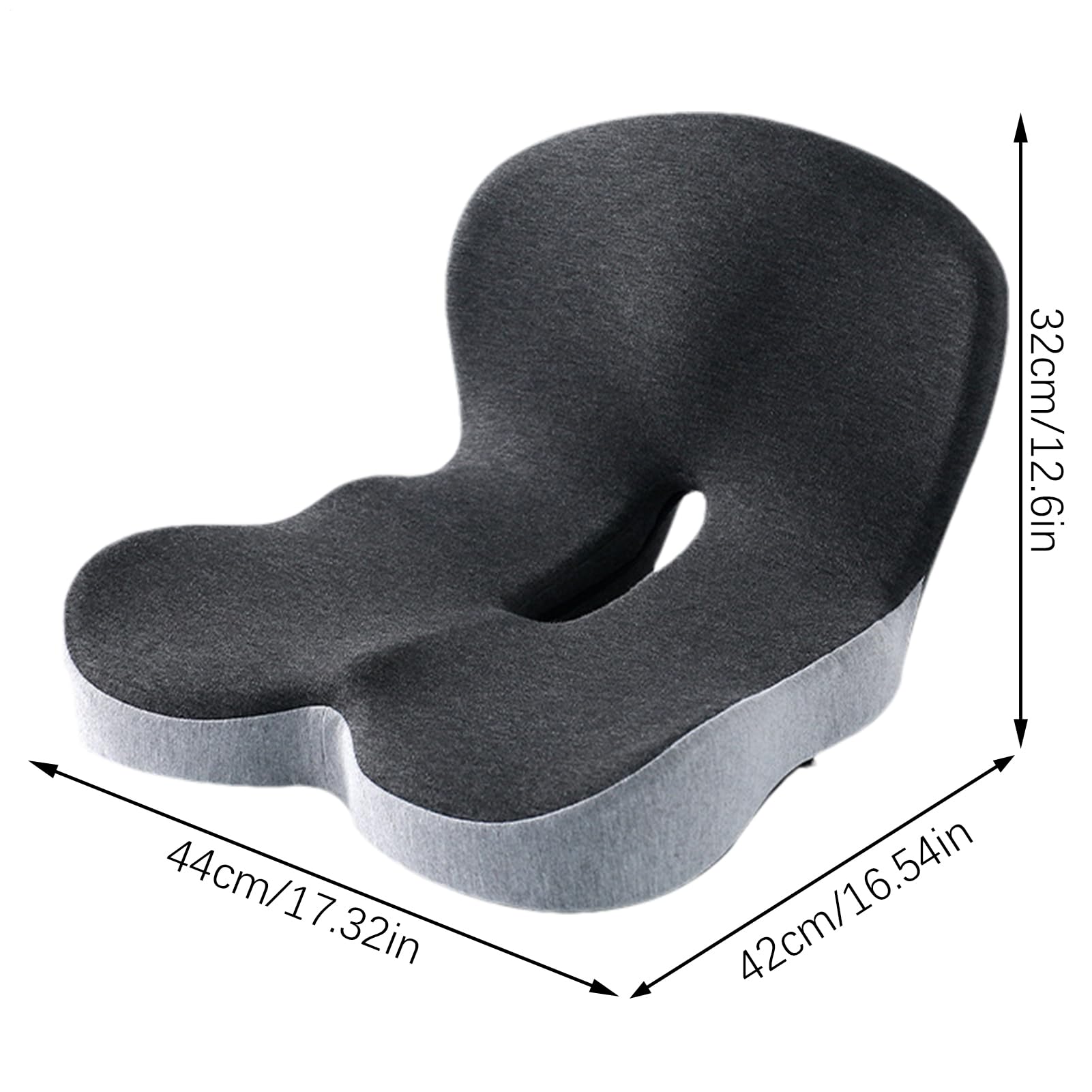 Genérico Cuscino per sedile auto: cuscino per sedile auto | Cuscino in memory foam per sedile conducente di camion, supporto per sedili semi-rimorchi, schienale ergonomico