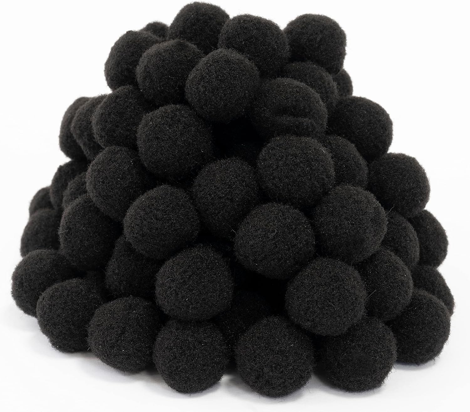 Paire De Pompons Turkmènes Noirs Vintage - Longs Pendants Pointus - Pièces Uniques - Neuf