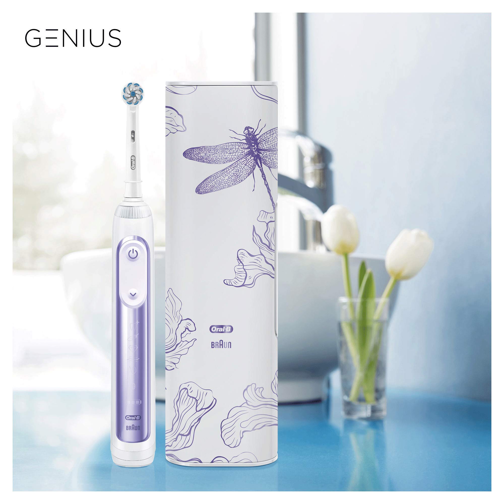 Oral-B Genius Limited Edition Electric Toothbrush, Purple Orchid