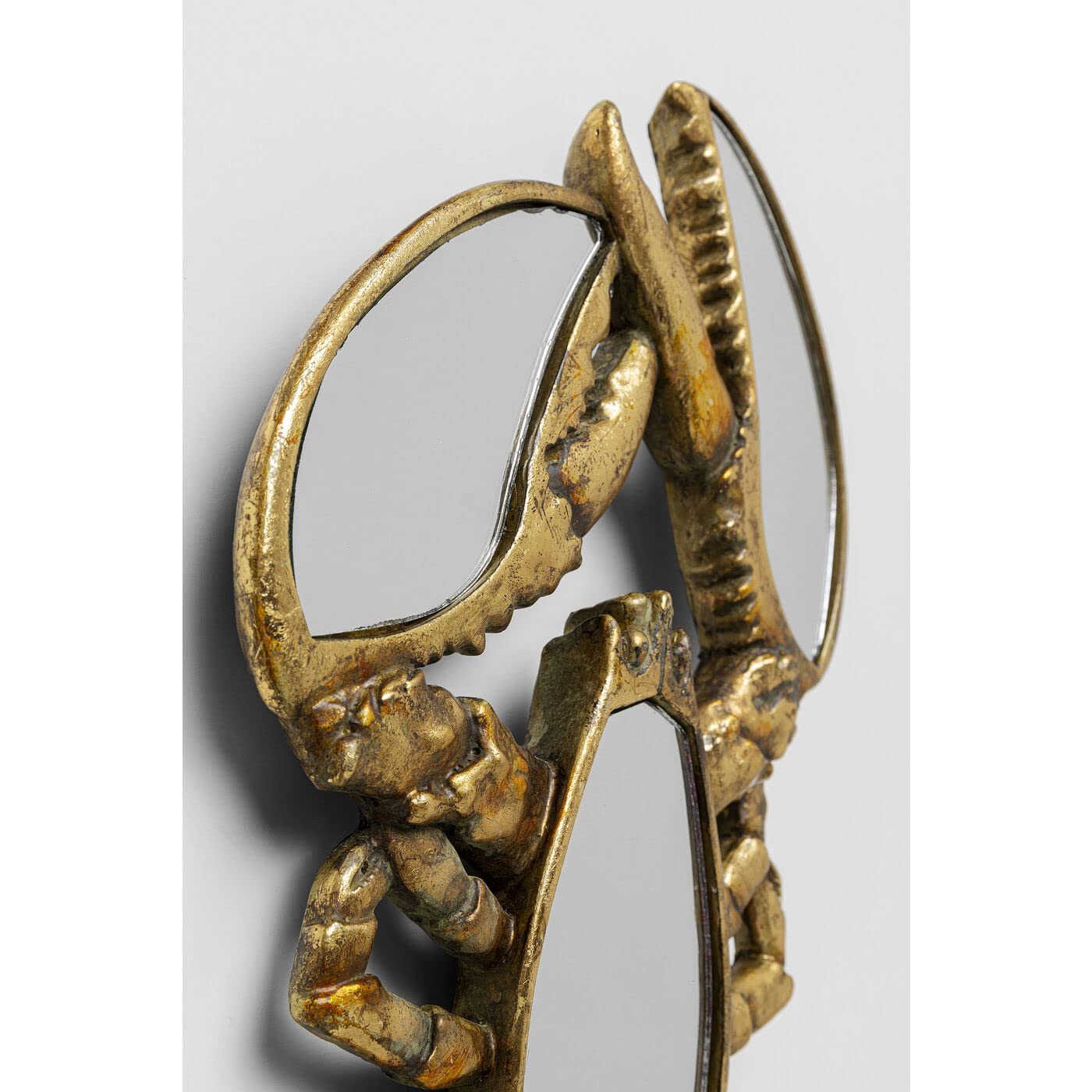KARE Kolibrie Spiegel wandobject, polyresin, glas, goud
