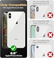 Vista 2 de Dexnor Funda para iPhone Xs Max, [Protector de pantalla y soporte integrados] Protección de grado militar resistente a prueba de golpes para iPhone