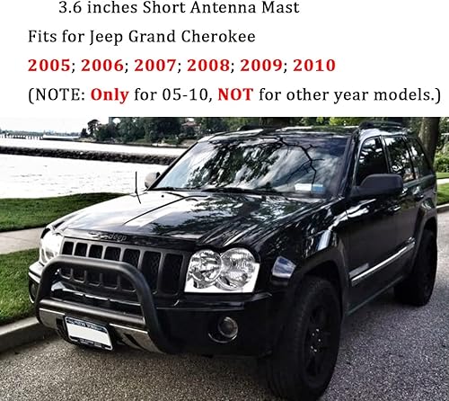 Miniatura 3 de AMFRNE Antena de corto rendimiento para Jeep Grand Cherokee 2005-2010, Dodge Grand Caravan 08-18, Chrysler Town & Country 08-16, accesorios de