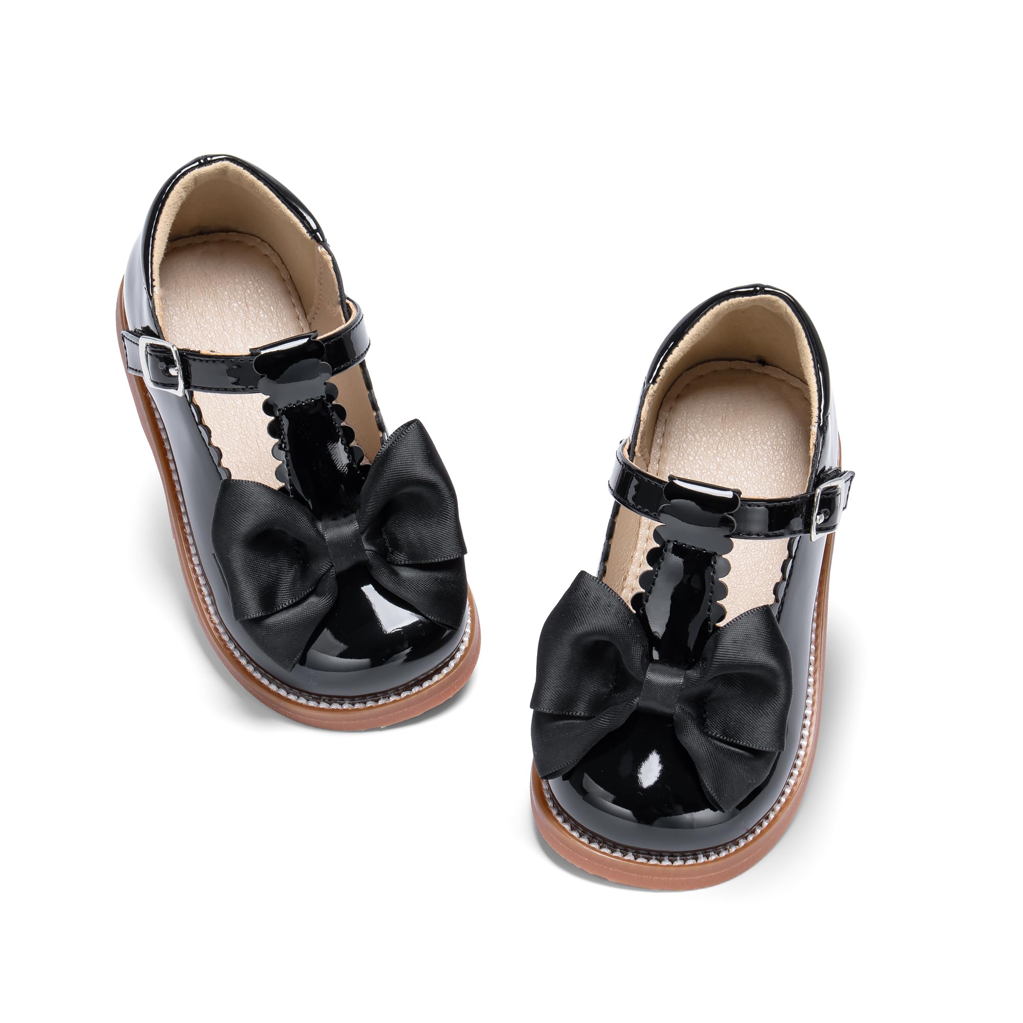 Otter MOMO Toddler Little Girls Oxford Mary Jane School Uniform Dress Shoes