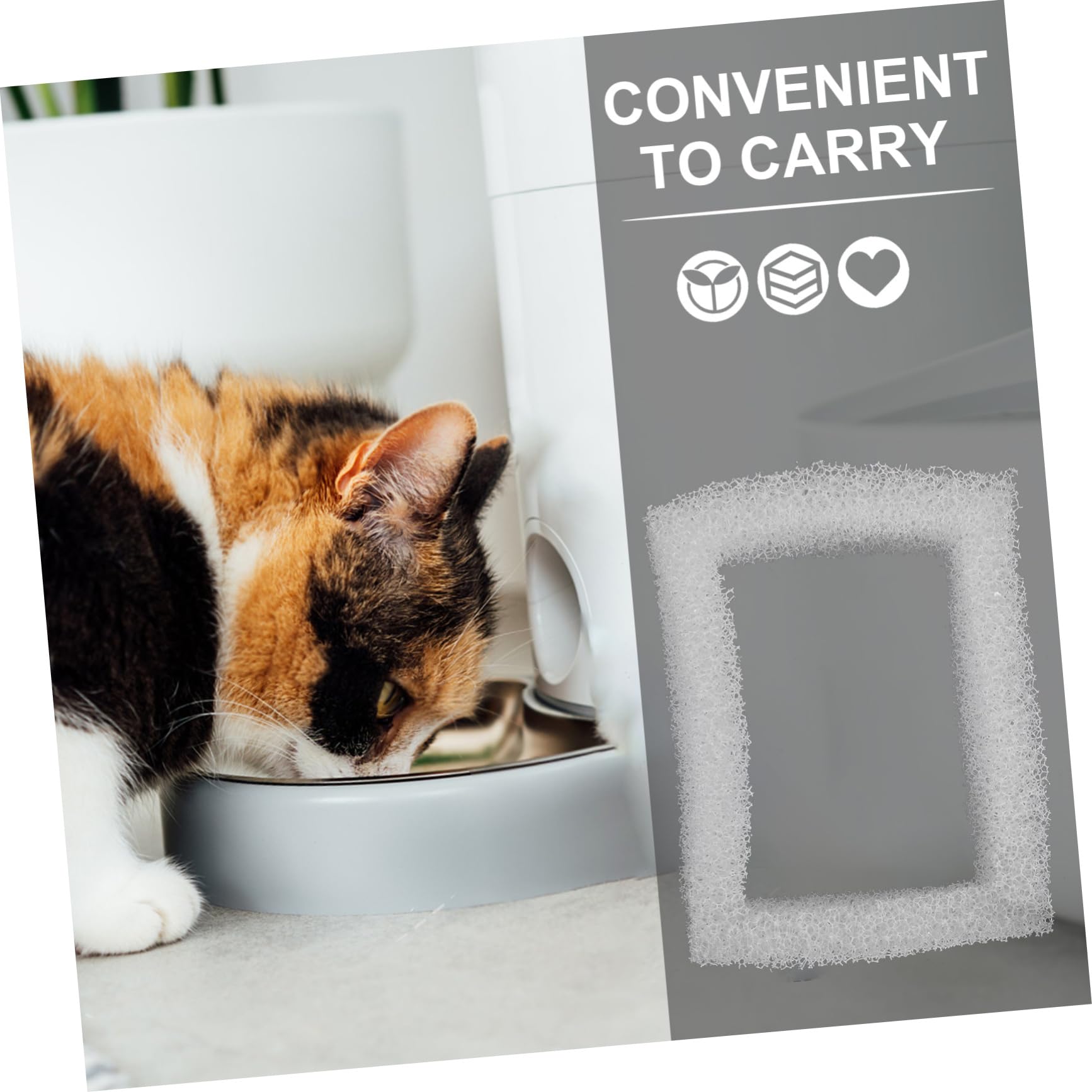 INOOMP 36piezas Filtros De Agua De Agua De Gato Filtración Mantiene y Compatible Mayoría De De