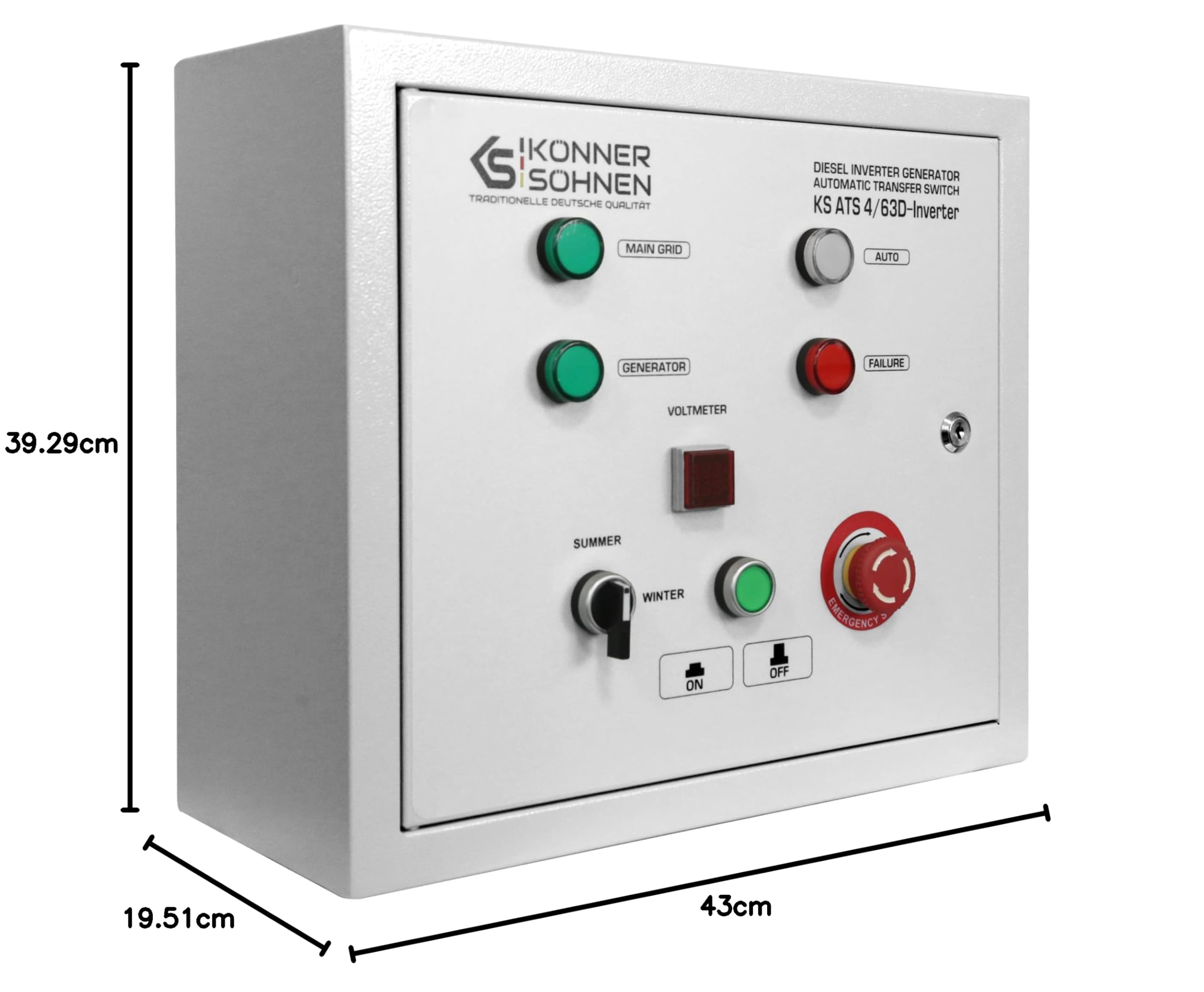 Könner&Söhn KS ATS 4/63D - Inversor ATS (230 V, 400 V)
