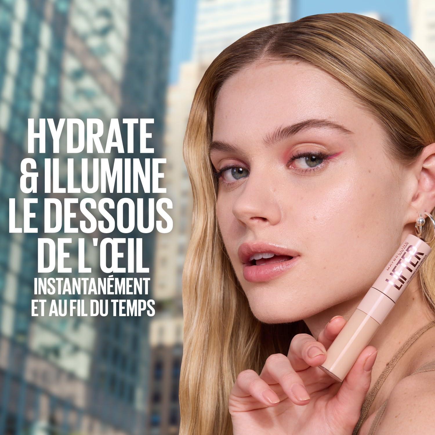 Maybelline New York Lifter Concealer - Długotrwały korektor - Nawilża i Rozświetla oczy - Odcień : 20-11 ml