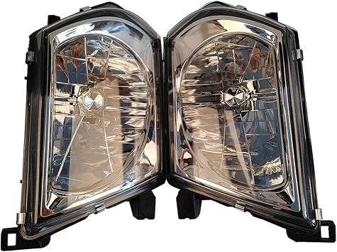 A Pair Car Headlights Head Lamp Lights 26010-VC325 26060-VC325 Compatible with Nissan Patrol Safari Y61 2001 2002