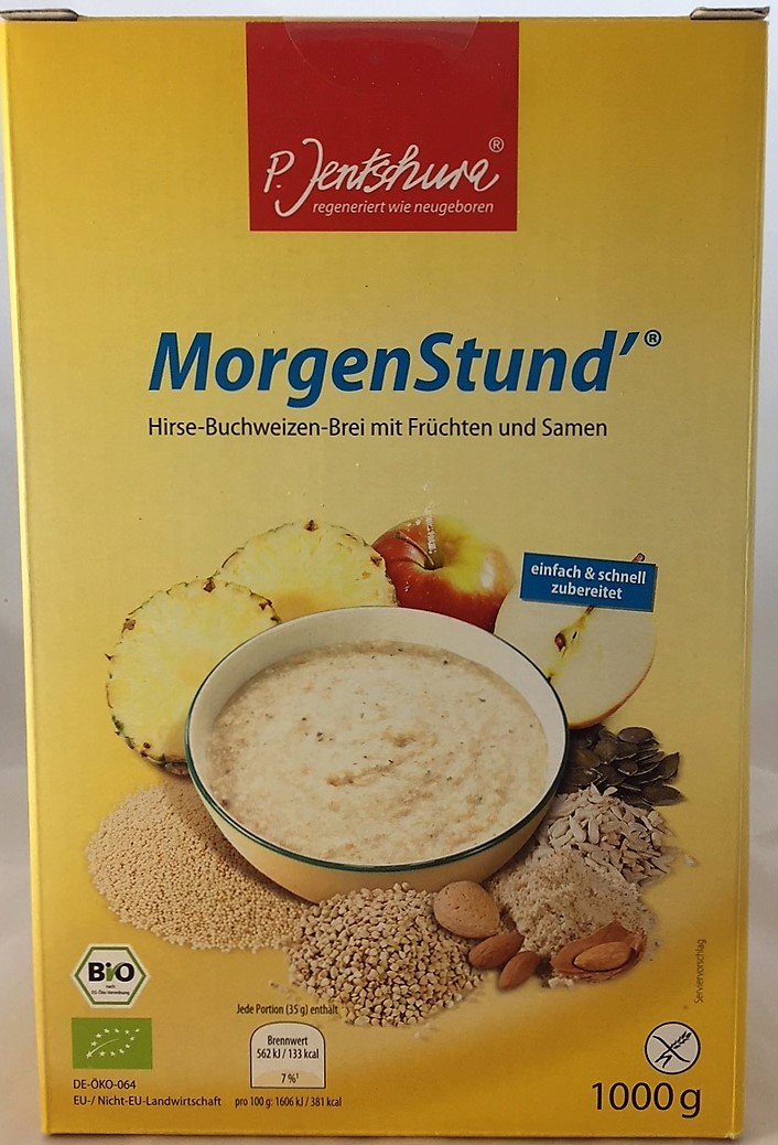 P. Jentschura MorgenStund' Hirse-Buchweizen Brei 3 x 1000g