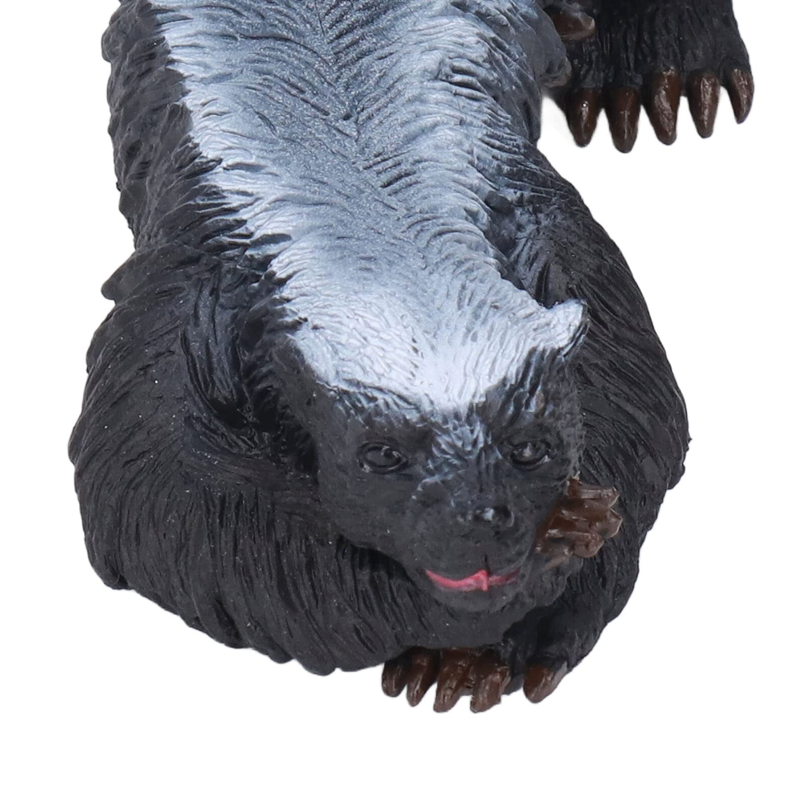 Lot de 3 figurines d'animaux Ratel, en plastique, de 4 à 6 ans, haute simulation, texture fine, sans danger avec des sources éducatives, des collections et des accessoires, Default