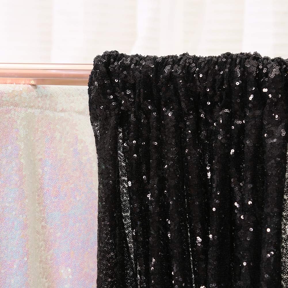 Hоt Dеаlѕ SquarePie Sequin Backdrop 6FT x 8FT Black Curtain Background for Wedding Party Christmas