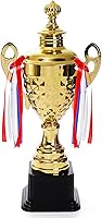 Fasmov 14.5 Inch Gold Trophy Cup - Large 1st Place Award for Sports Tournaments, Competitions, Kids Adults Ceremonies