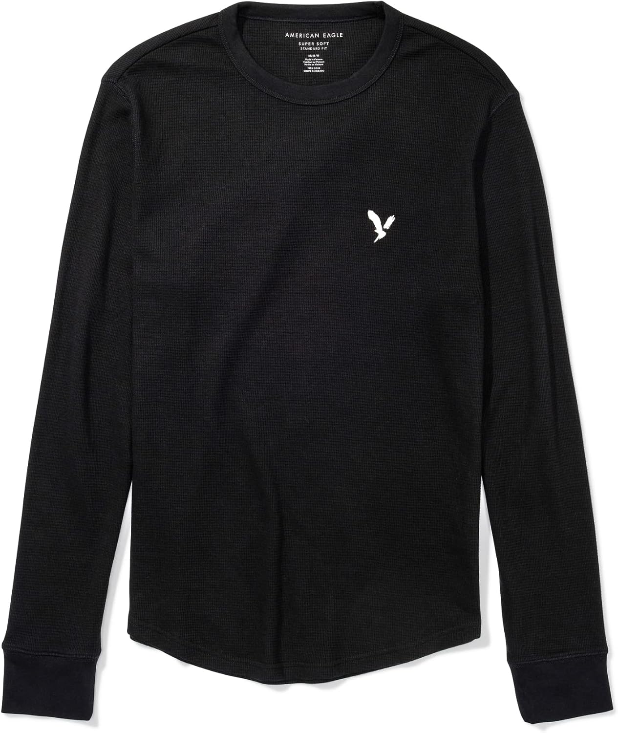 American Eagle Men's Super Soft LongSleeve Thermal Graphic TShirt