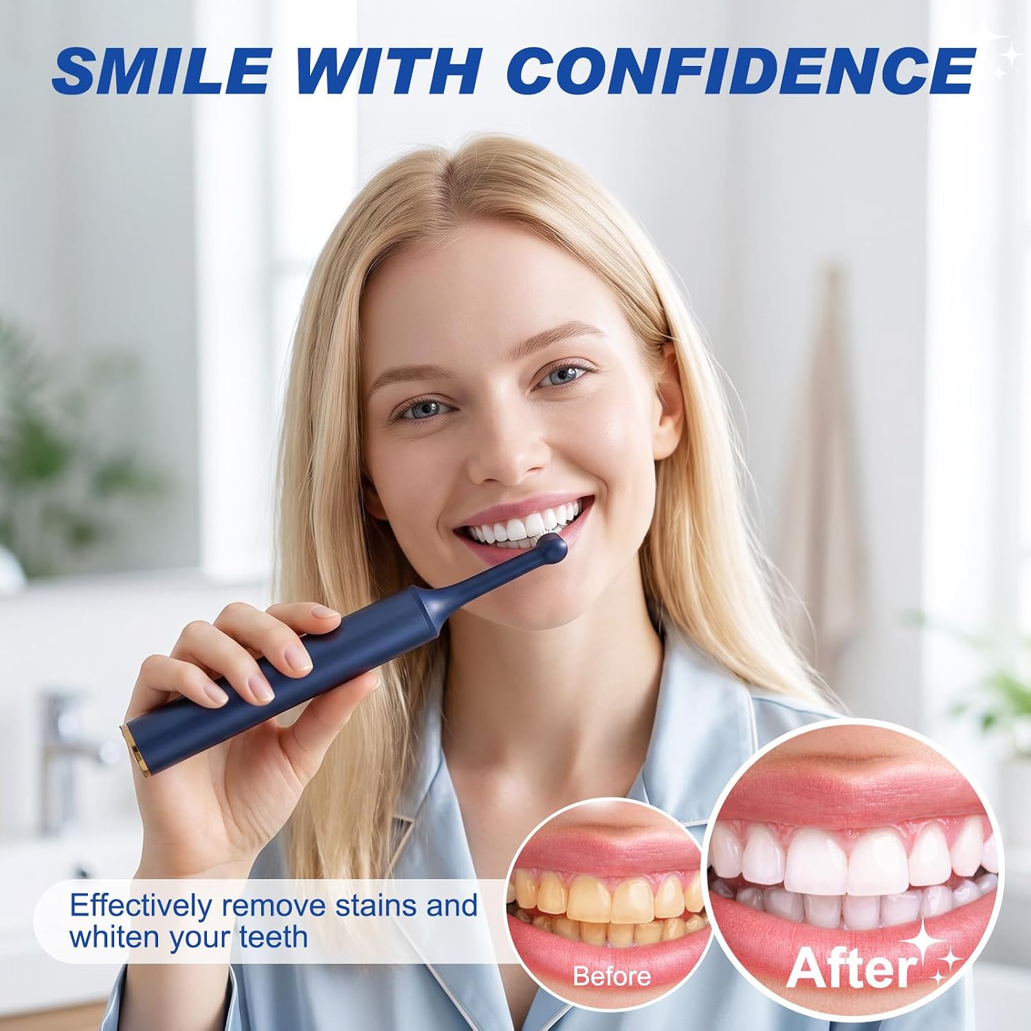 Tooth Polisher, Tooth Whitening Kit for Teeth Cleaning and Whitening